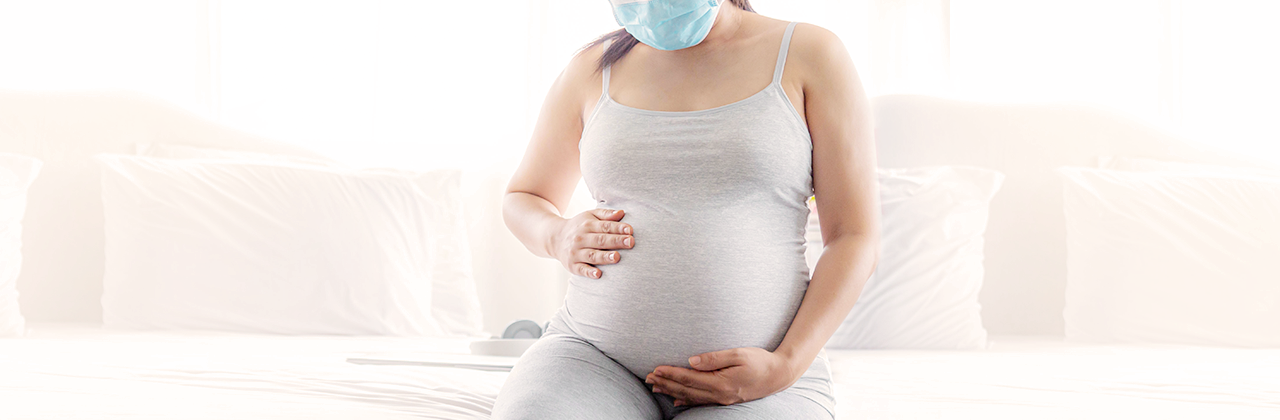 ¿Qué debo hacer si estoy embarazada y me diagnostican Covid-19?
