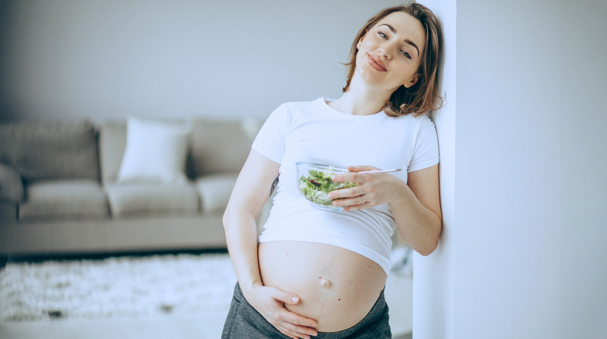 Embarazo vegetariano saludable: conoce los alimentos claves